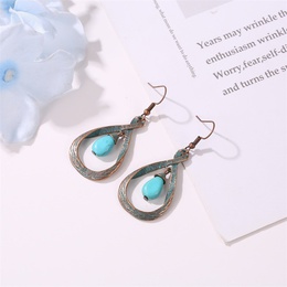 Bohemian Geometric Alloy Plating Turquoise WomenS Drop Earrings 1 Pairpicture12