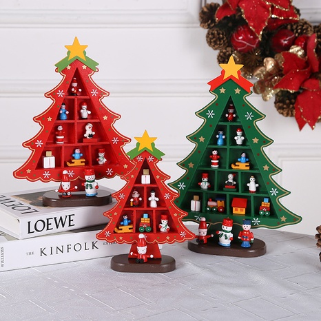 Christmas Christmas Tree Wood Party Decorative Props's discount tags