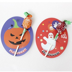 Halloween Pumpkin Ghost Paper Party Candy Decoration Card 50 Pieces