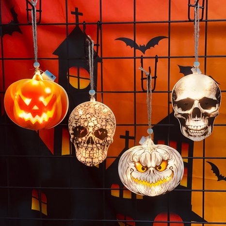Halloween Cute Pumpkin Skull Plastic Party Lightings's discount tags