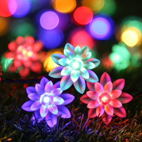 Birthday Romantic Flower Plastic Party String Lights's discount tags