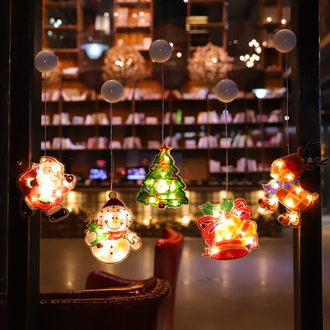 Weihnachten Süß Weihnachtsbaum Schneemann Kunststoff Gruppe Beleuchtung's discount tags