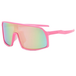 Unisex Sports Gradient Color Pc Square Patchwork Full Frame Sunglassespicture8
