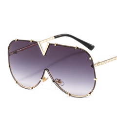 Unisex Fashion Solid Color Pc Special-Shaped Mirror Full Frame Sunglasses