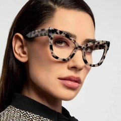 Women'S Simple Style Color Block Pc Square Full Frame Sunglasses