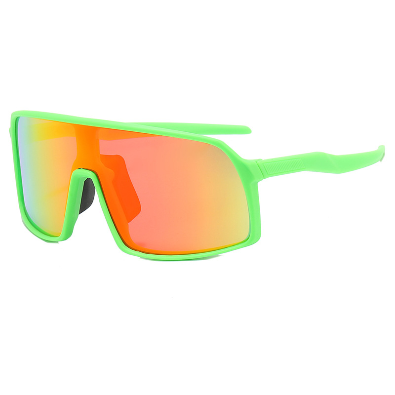 Unisex Sports Gradient Color Pc Square Patchwork Full Frame Sunglassespicture3