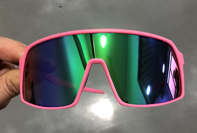 Unisex Sports Gradient Color Pc Square Patchwork Full Frame Sunglassespicture5