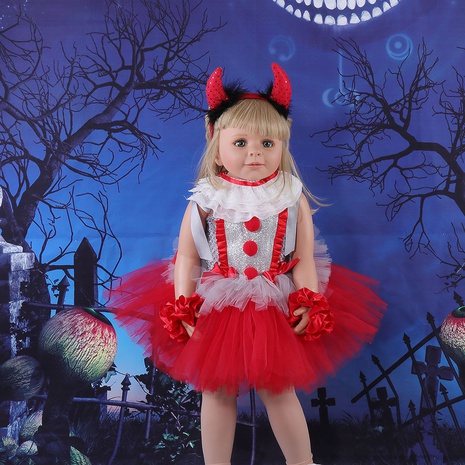 Halloween Princess Color Block Masquerade Costume Props's discount tags