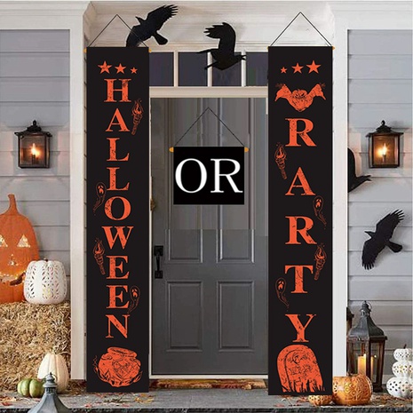 Halloween Letter Bat Polyester Party Hanging Ornaments's discount tags