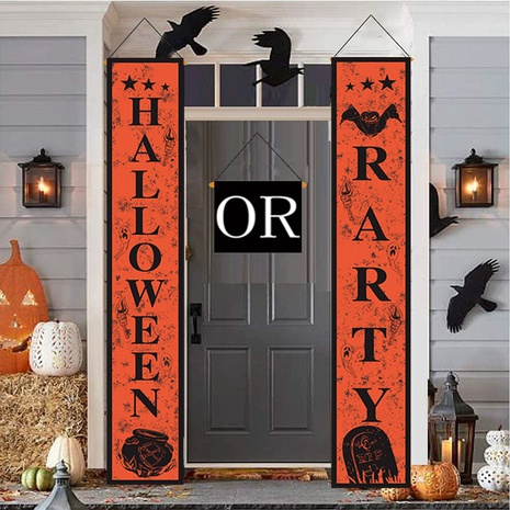 Halloween Letter Bat Polyester Party Hanging Ornaments's discount tags