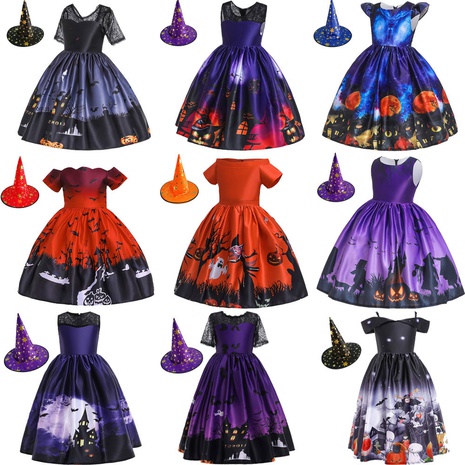Halloween Princess Pumpkin Bat Masquerade Costume Props's discount tags