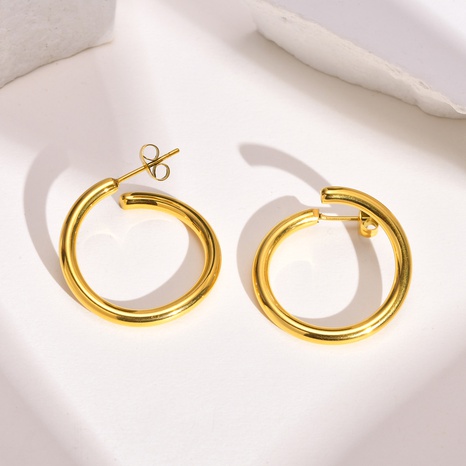 Fashion Solid Color Stainless Steel Earrings Plating Stainless Steel Earrings's discount tags