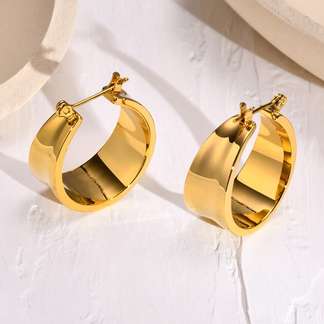 Fashion Geometric Stainless Steel Earrings Plating Stainless Steel Earrings 1 Pair's discount tags