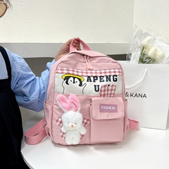 New 2022 Cute Schoolbag for Children Simple Fashion Animal Cartoon Primary School Student Schoolbag Kindergarten Backpack