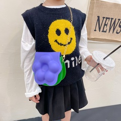 Children's Bags Candy Color Contrast Color Mini Flower Bag 2022 New Trendy Princess Accessory Bag Niche Chain Messenger Bag