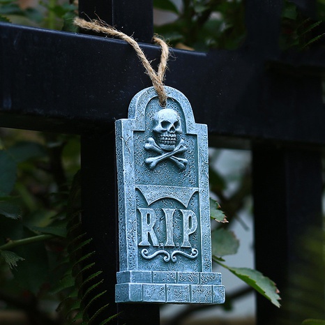 Halloween Tombstone Synthetic Resin Festival Hanging Ornaments's discount tags
