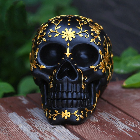 Halloween Skull Synthetic Resin Festival Ornaments's discount tags
