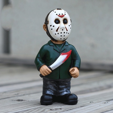 Halloween JASON VOORHEES Synthetic Resin Festival Ornaments's discount tags