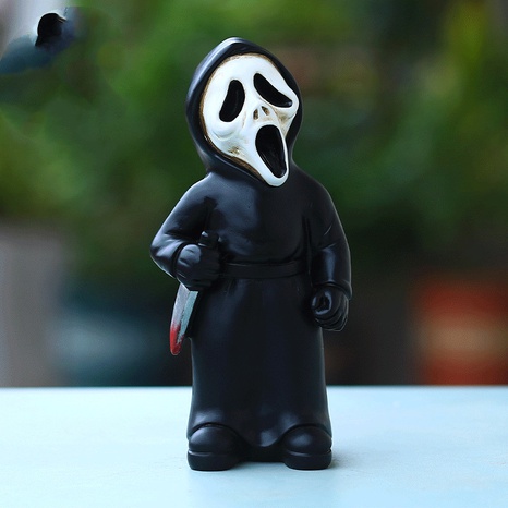 Halloween Ghost Face Killer Synthetic Resin Festival Ornaments's discount tags