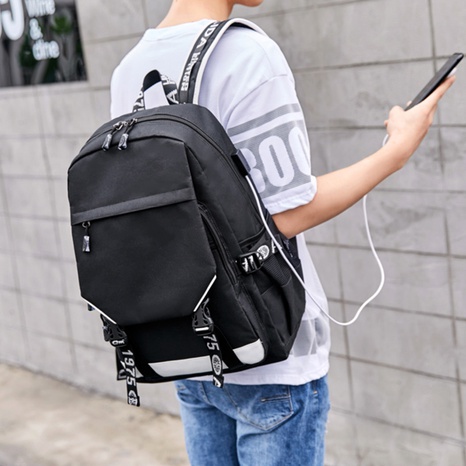 Fashion Solid Color Square Flip Cover Fashion Backpack's discount tags