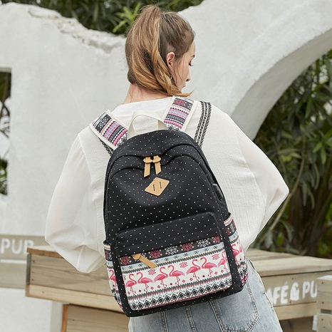 Fashion Animal Square Zipper Fashion Backpack's discount tags