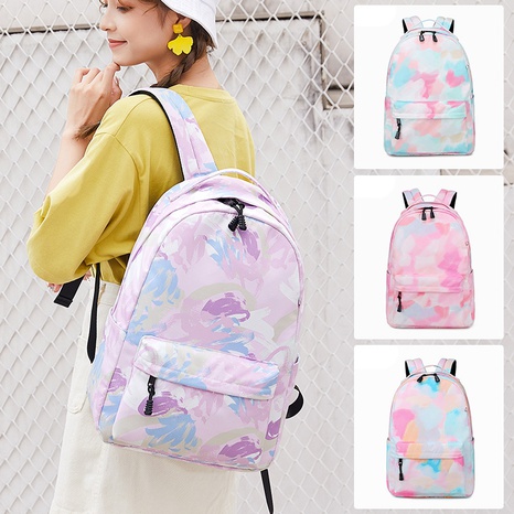 Fashion Color Block Square Zipper Fashion Backpack's discount tags
