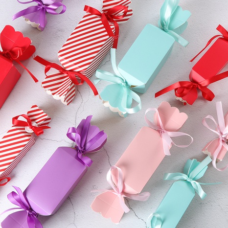 Día De San Valentín Cumpleaños Moda Raya Papel Boda Suministros para envolver regalos's discount tags