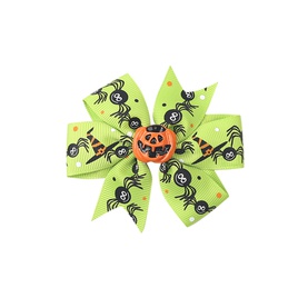 Halloween Funny Halloween Pattern Rib Ribbon Party Hairpinpicture18