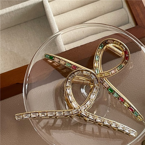 Simple Style Geometric Alloy Zircon Hair Claws's discount tags