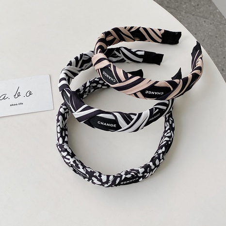 Simple Style Stripe Cloth Patchwork Hair Band's discount tags