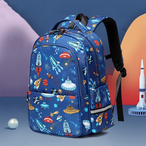 Cute Spaceship Square Zipper Fashion Backpack's discount tags