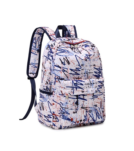Streetwear Printing Square Zipper Fashion Backpack's discount tags