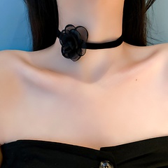 Mode Blume Legierung Tuch Samt Halsband 1 Stück
