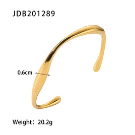 Simple Style Geometric Stainless Steel Bangle Plating Zircon Stainless Steel Braceletspicture32