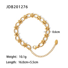 Simple Style Geometric Stainless Steel Bangle Plating Zircon Stainless Steel Braceletspicture20
