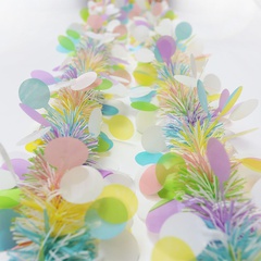 Birthday Colorful Plastic Party Decorative Props