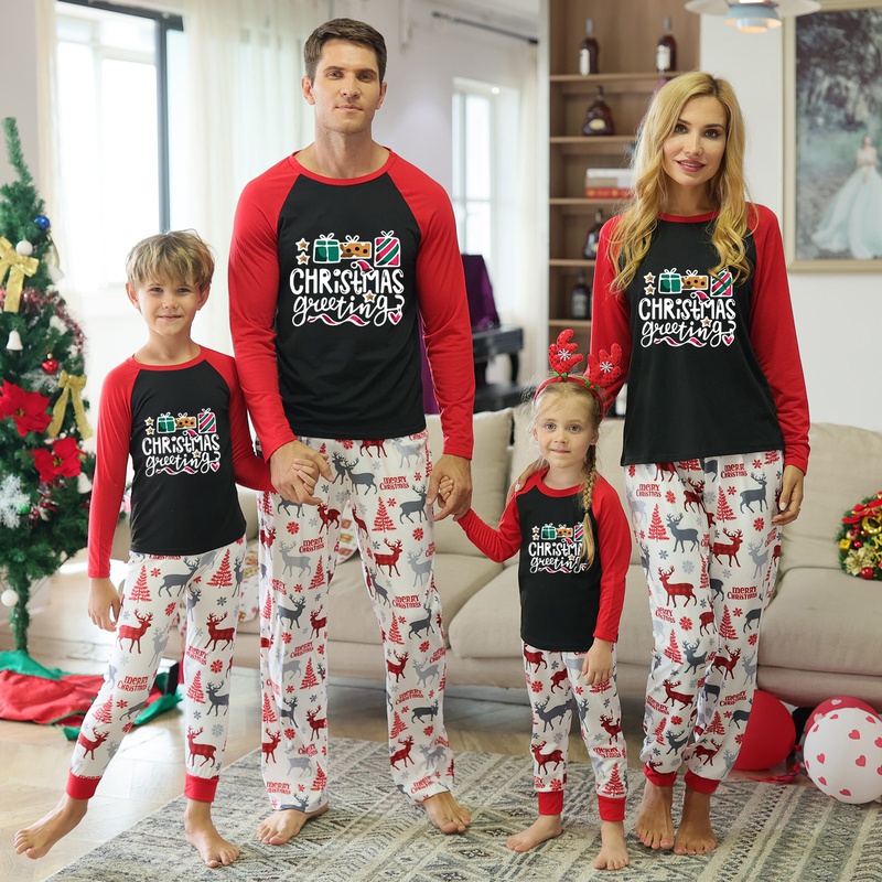 Fashion Letter Polyester Family Matching Outfits