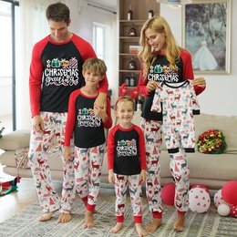 Fashion Letter Polyester Family Matching Outfitspicture9