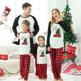 Fashion Christmas Tree Letter Polyester Family Matching Outfitspicture22