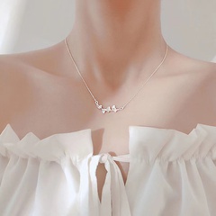 Fashion Ginkgo Leaf Alloy Plating Women'S Necklace 1 Piece