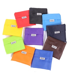 Fashion Solid Color Oxford Cloth Household shopping bag
