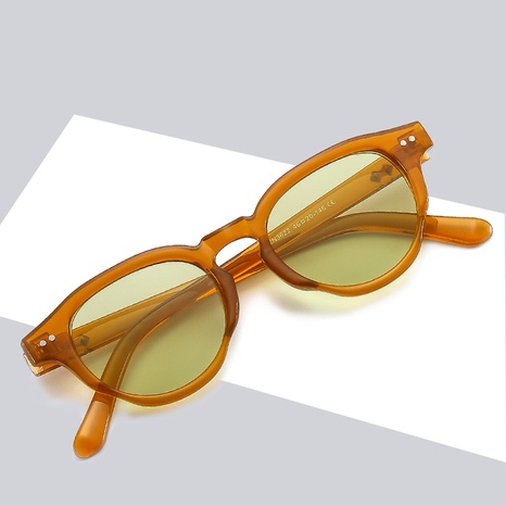 Fashion Geometric Ac Oval Frame Full Frame Women's Sunglasses's discount tags