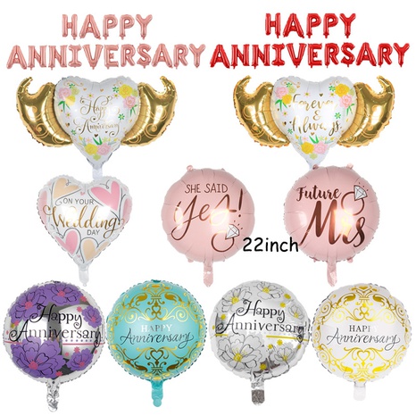 Valentine'S Day Letter Heart Shape Aluminum Film Anniversary Balloons's discount tags