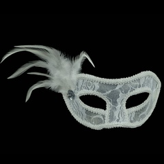 Halloween Feder PVC Gruppe Party Maske