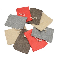 Christmas Simple Style Solid Color linen Daily Gift Bags