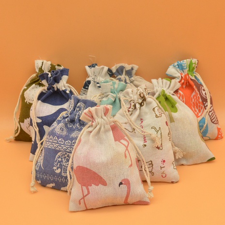 Fashion Flower Cloth Daily Gift Bags's discount tags