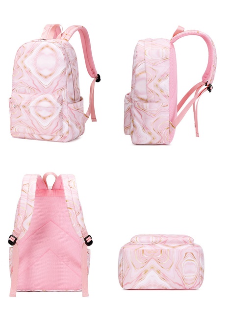 Basic Marble Square Zipper Fashion Backpack's discount tags