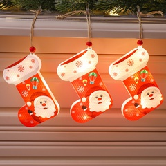 Weihnachten Süß Socke Kunststoff Gruppe Beleuchtung