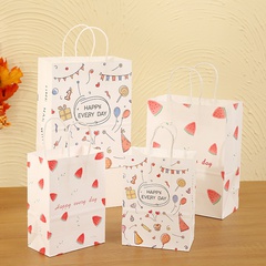 Cartoon Style Watermelon Kraft Paper Daily Gift Bags 1 Piece