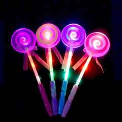 LED Luminous Lollipop Magic Stick Candy Glow Stick Holiday Toy